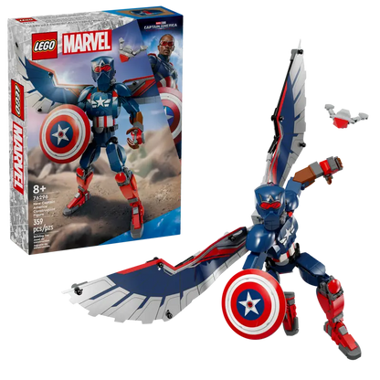 LEGO® Marvel New Captain America Construction Figure (76296)