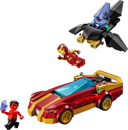 LEGO® Marvel Iron Man Car & Black Panther vs. Red Hulk (76310)