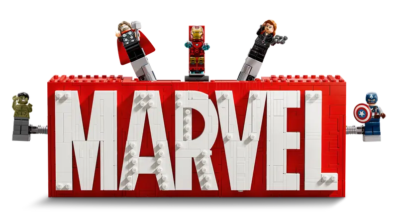 LEGO® Marvel MARVEL Logo & Minifigures (76313)