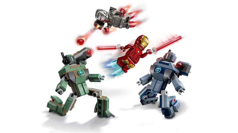 LEGO® Marvel Iron Man & War Machine vs Hammer Drones (76320)