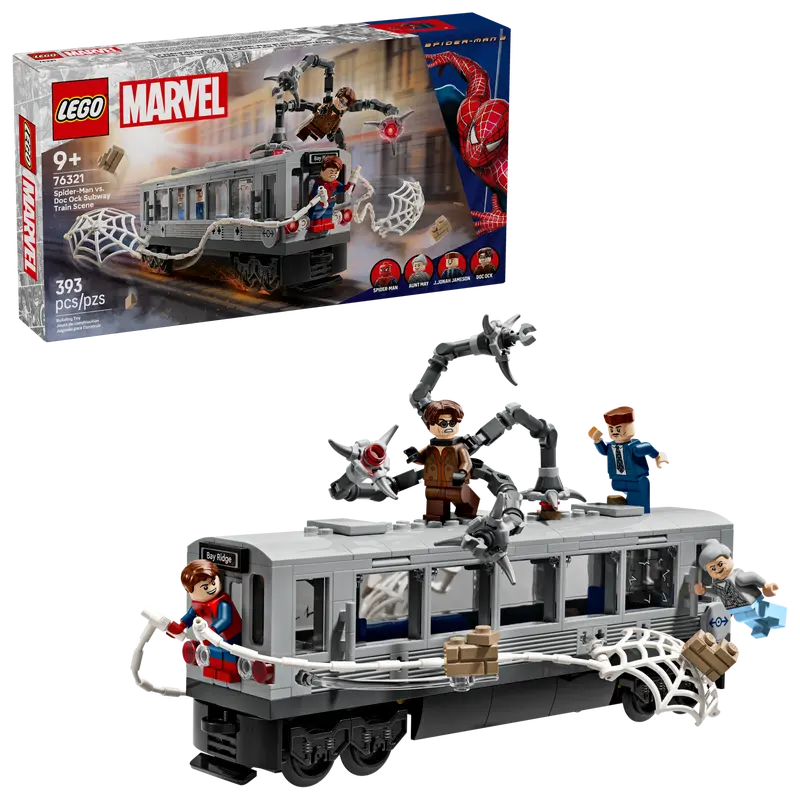 LEGO® Marvel Spider-Man vs Doc Ock Subway Train Scene (76321)