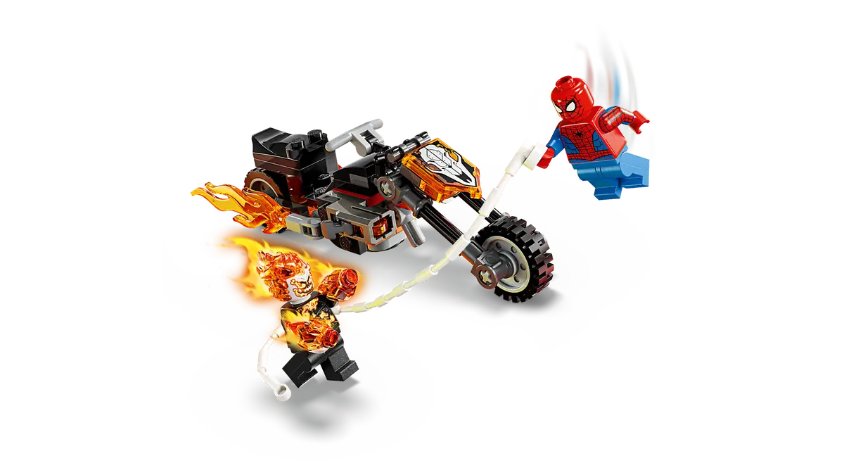 LEGO® Marvel Spider-Man vs. Ghost Rider Motorcycle (76335)