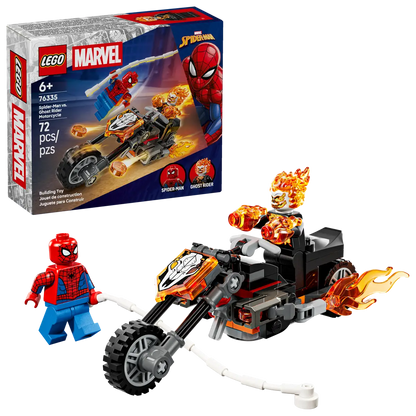 LEGO® Marvel Spider-Man vs. Ghost Rider Motorcycle (76335)