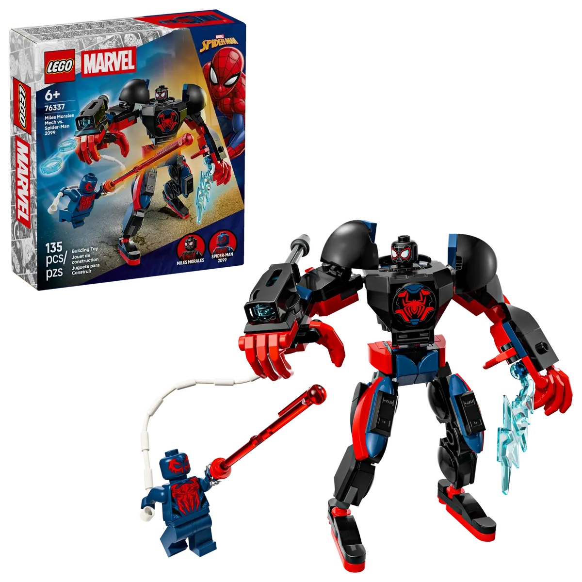 LEGO® Marvel Miles Morales Mech vs. Spider-Man 2099 (76337)