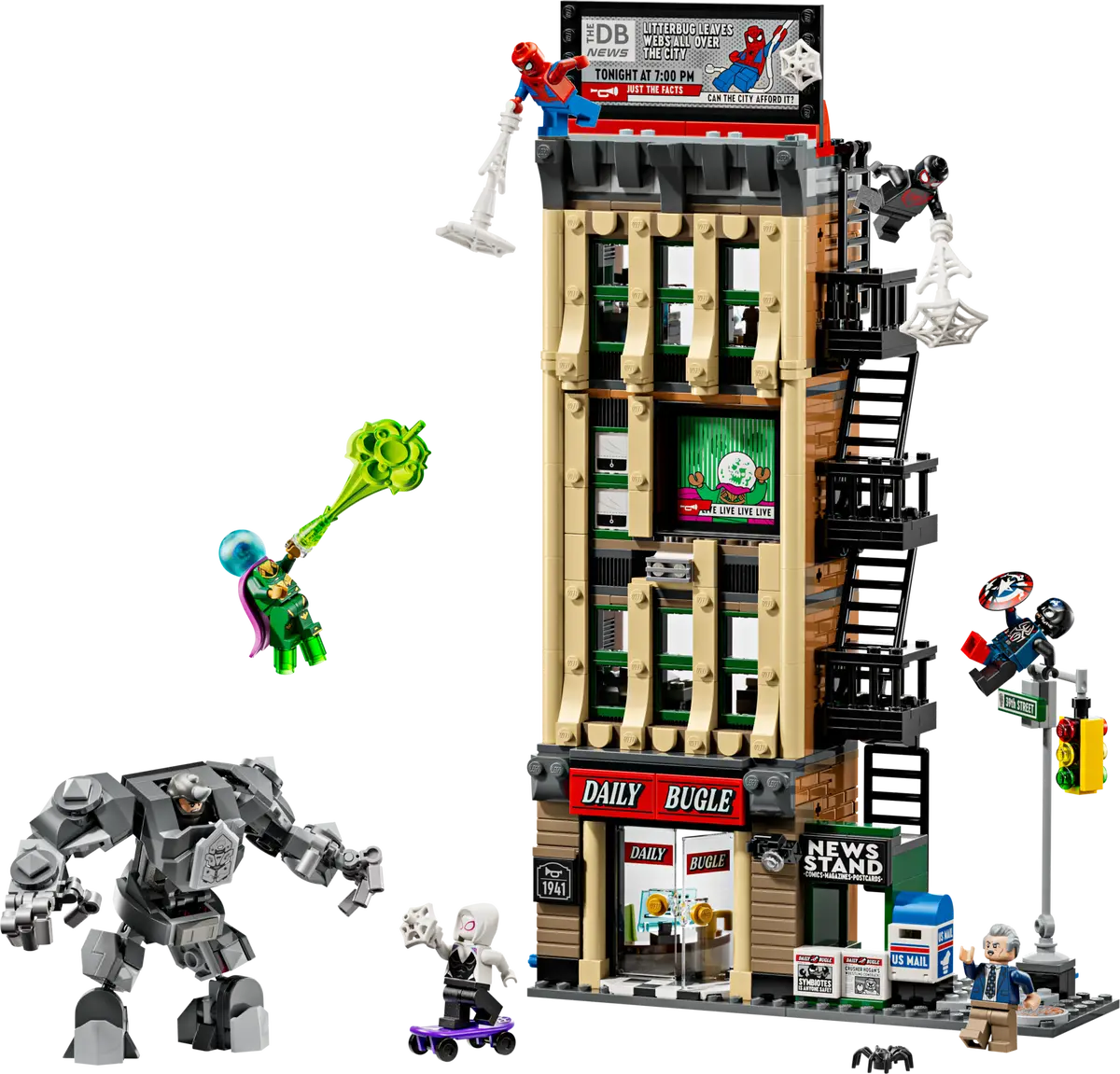 LEGO® Marvel Spider-Man vs. Mysterio: The Daily Bugle (76342)