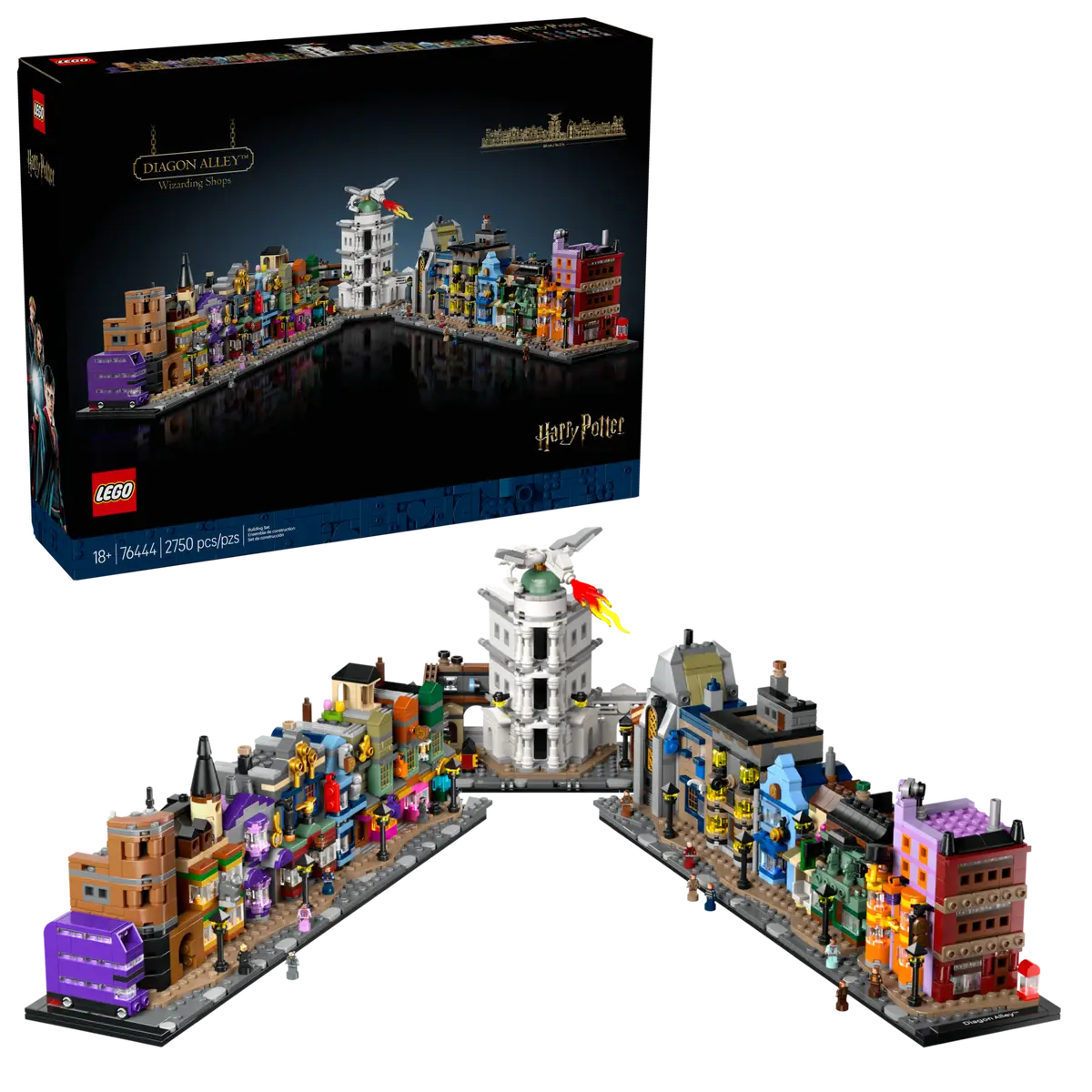 LEGO® Harry Potter™ Diagon Alley Wizarding Shops (76444)