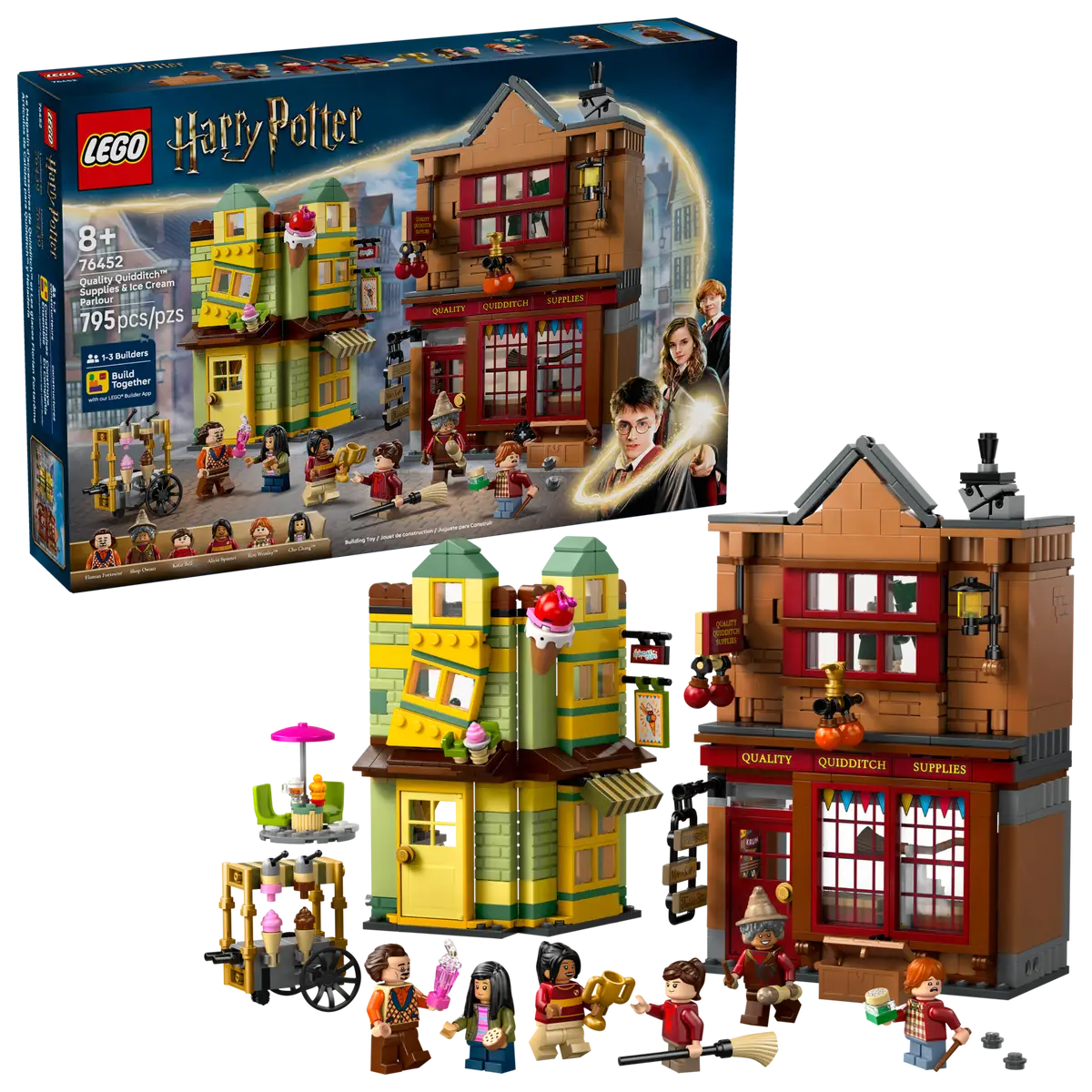 LEGO® Harry Potter™ Quality Quidditch Supplies & Ice Cream Parlour (76452)