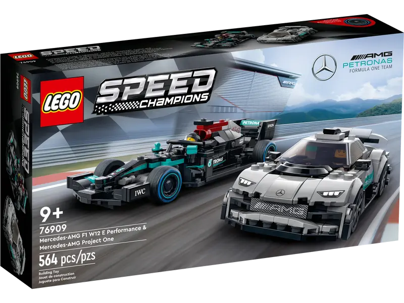 LEGO® Speed Champions Mercedes-AMG F1 W12 E Performance & Mercedes-AMG Project One (76909) (Retired)