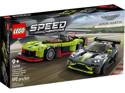 LEGO® Speed Champions Aston Martin Valkyrie AMR Pro and Aston Martin Vantage GT3 (76910) (Retired)