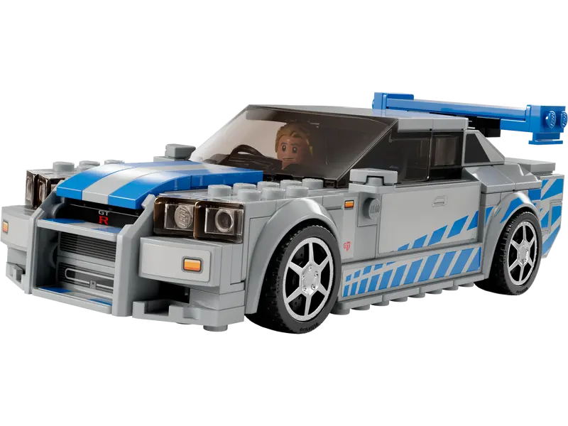 LEGO® Speed Champions 2 Fast 2 Furious Nissan Skyline GT-R (R34) (76917)