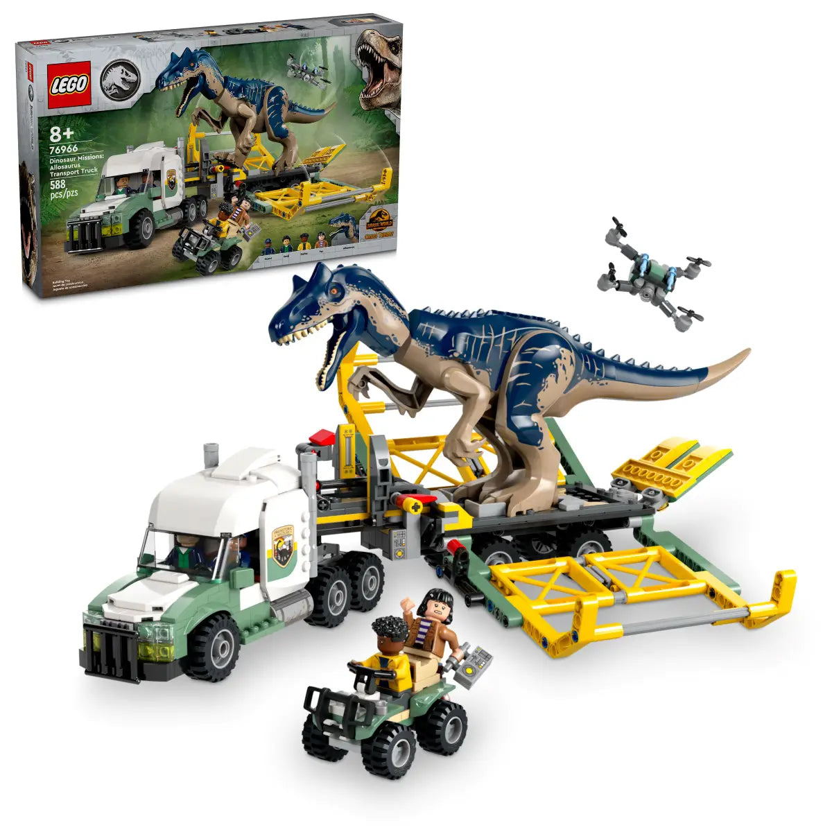 Dinosaur Missions: Allosaurus Transport Truck (76966)