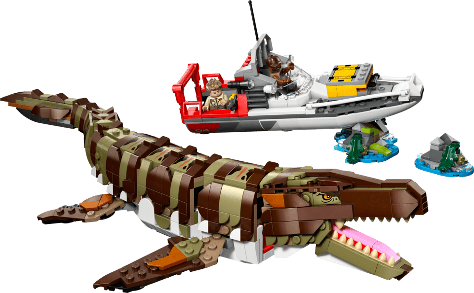 LEGO® Jurassic World Mosasaurus Dinosaur Boat Attack (76974)