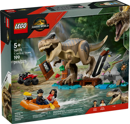 LEGO® Jurassic World T. rex River Escape (76975)