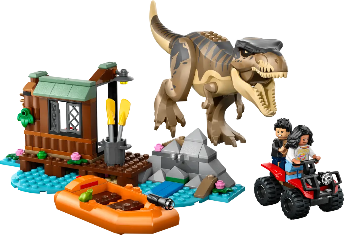 LEGO® Jurassic World T. rex River Escape (76975)
