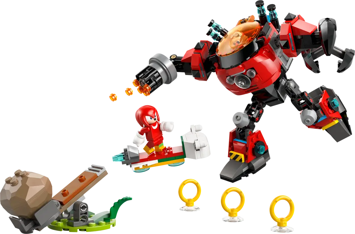 LEGO® Sonic the Hedgehog™ Knuckles vs. Dr. Eggman Egg Crusher Mech (77005)