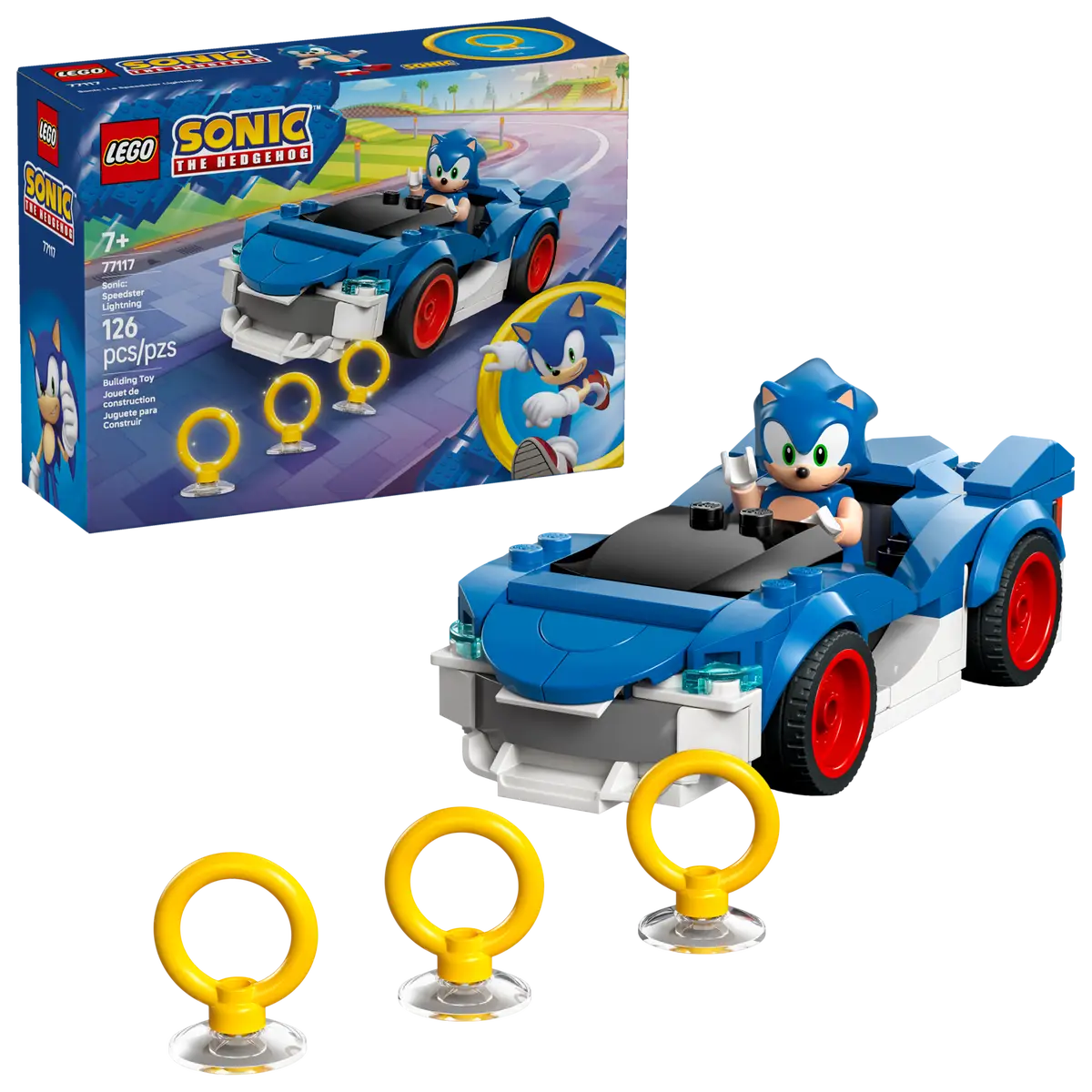LEGO® Sonic the Hedgehog™ Sonic: Speedster Lightning (77117)
