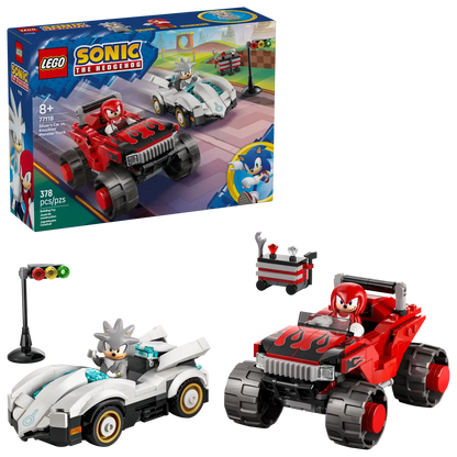 LEGO® Sonic the Hedgehog™ Silver's Car vs. Knuckles' Monster Truck (77118)