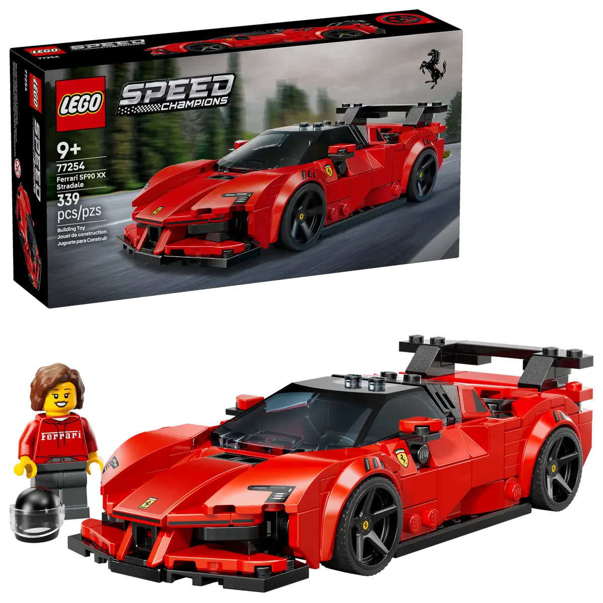 LEGO® Speed Champions Ferrari SF90 XX Stradale Sports Car (77254)
