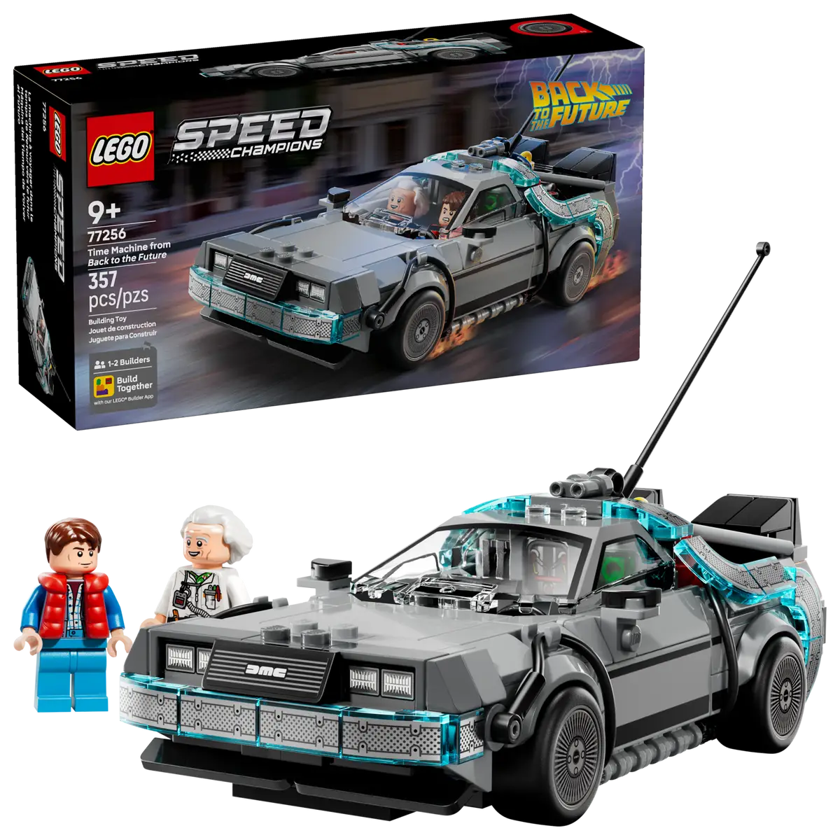 LEGO® Speed Champions Time Machine from Back to the Future (77256)