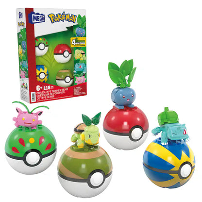 MEGA Pokemon: Grass Type Trainer Team