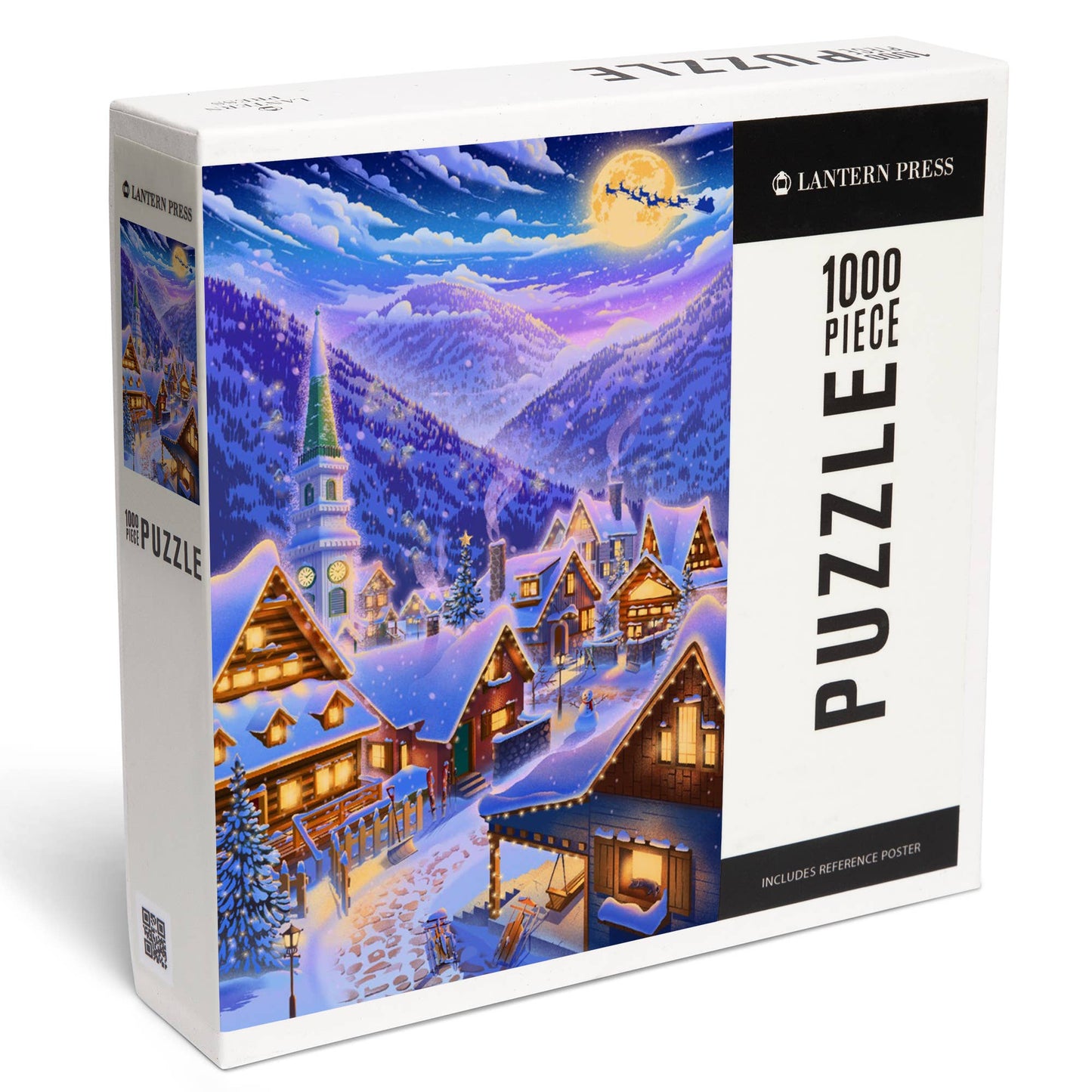 Sleepy Winter Village Christmas 1000 Piece