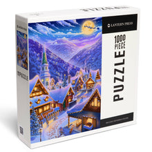Sleepy Winter Village Christmas 1000 Piece
