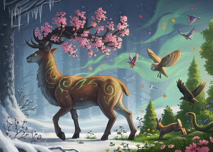 Deer of Spring 1000pc