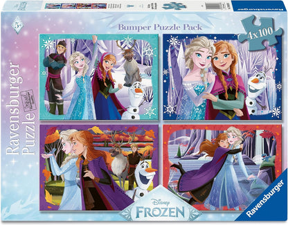Disney Frozen 4x100pc XXL Puzzle