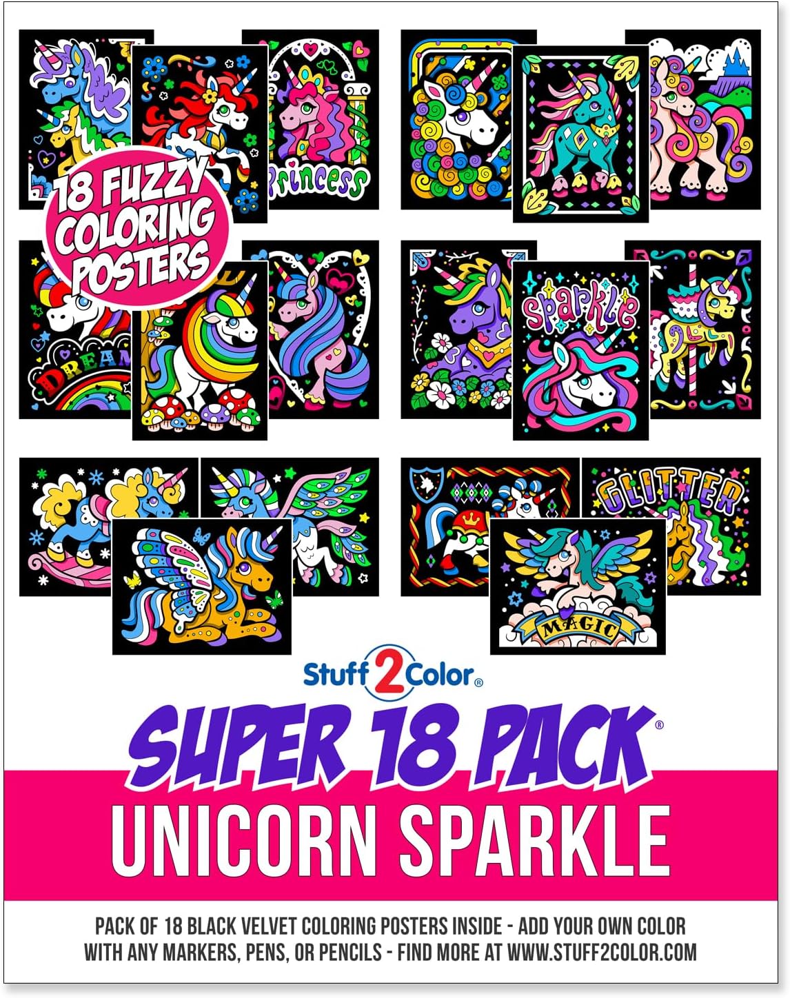 Unicorn Sparkle 18pk