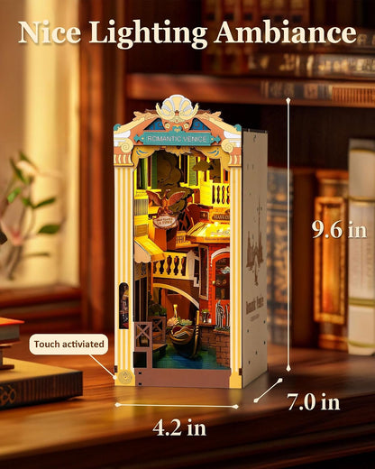 DIY Miniature House Book Nook Kit: Romantic Venice