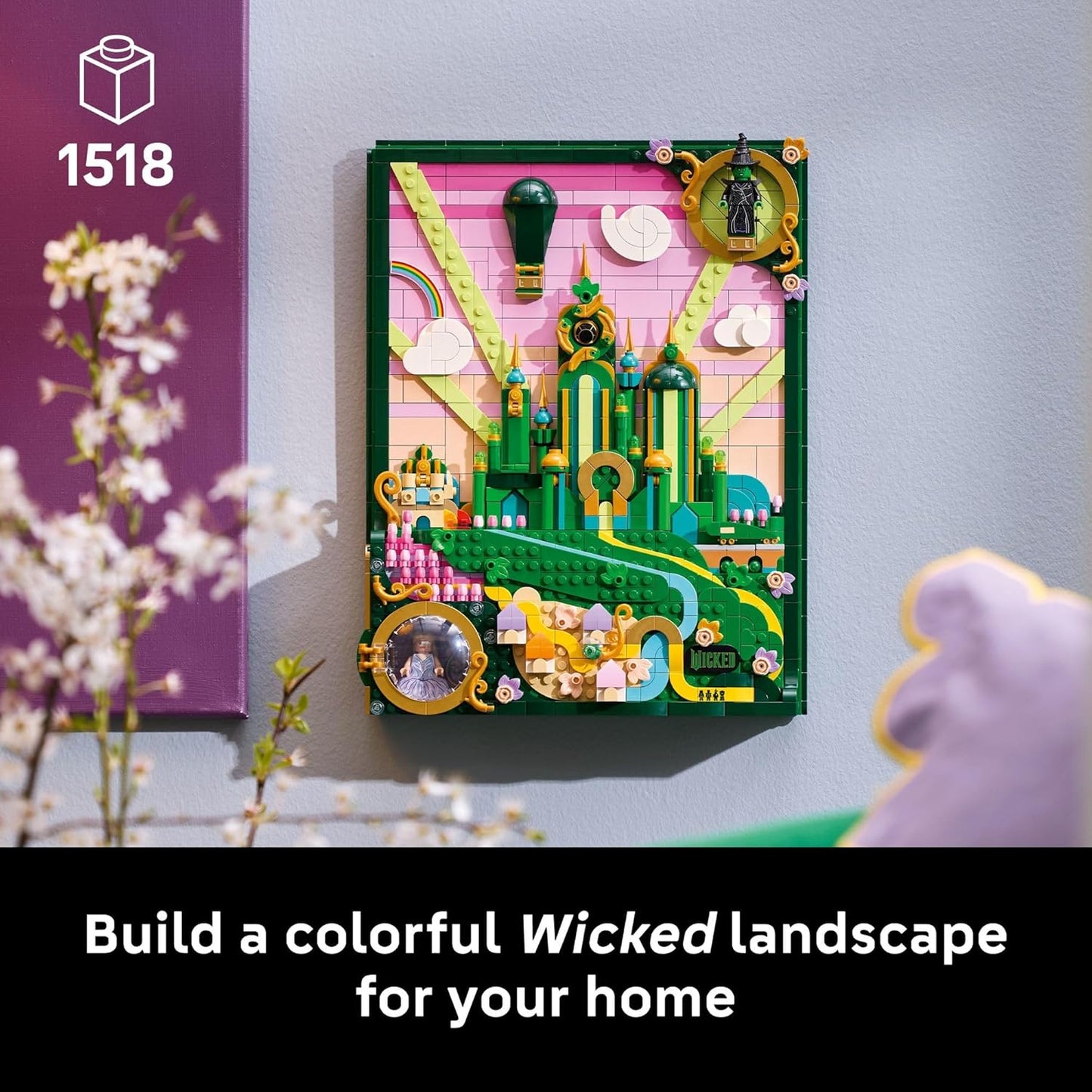 LEGO® Wicked Emerald City Wall Art (75685)