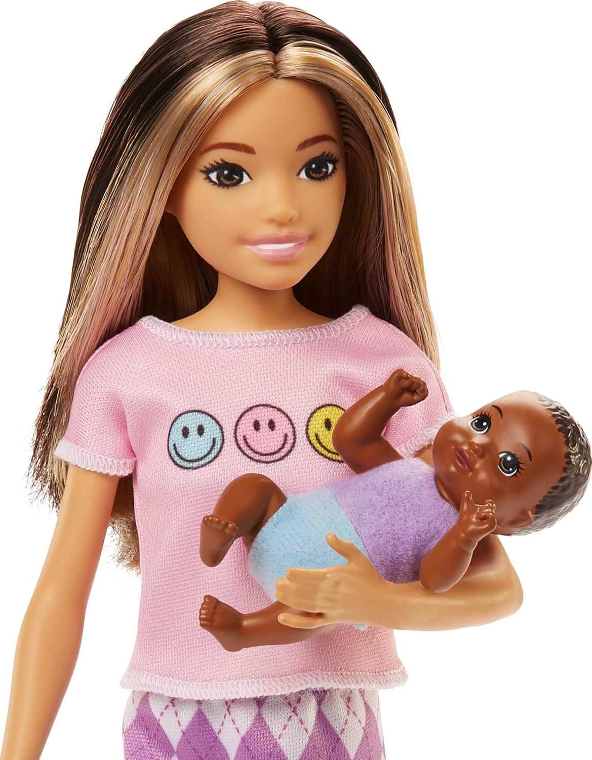 *Barbie Skipper Babysitter Asian Doll with Baby