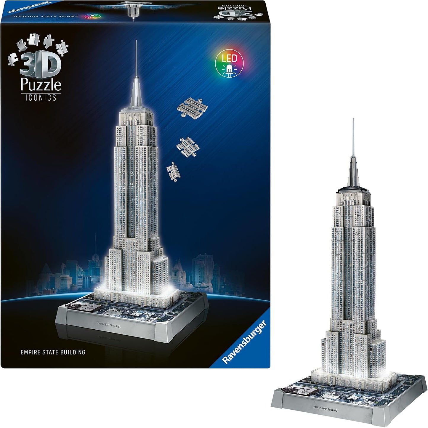 Iconics 3D Empire State Building Night Ed. 216Pc