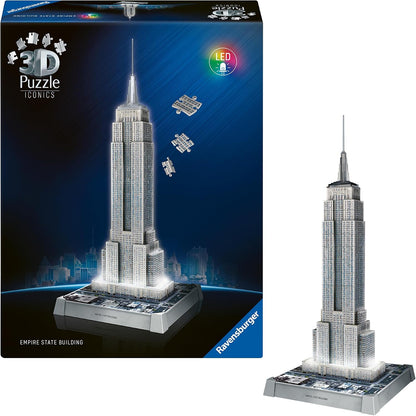Iconics 3D Empire State Building Night Ed. 216Pc