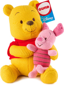Gund Disney Winnie the Pooh & Piglet Knit Plush 10inch