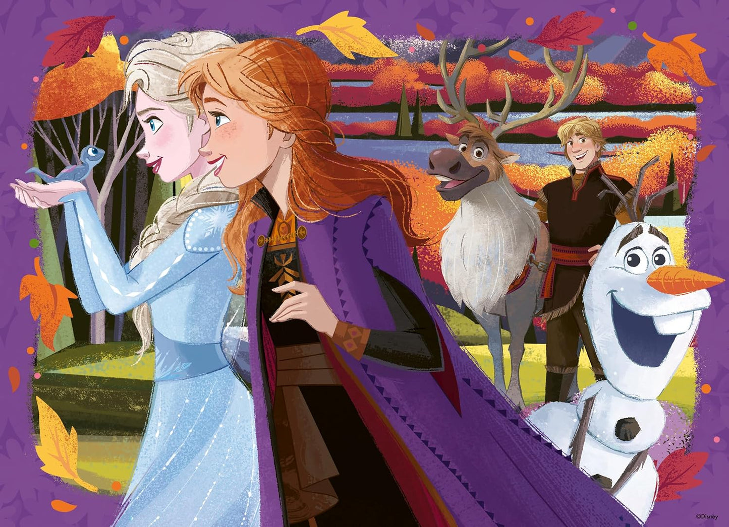 Disney Frozen 4x100pc XXL Puzzle