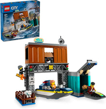 LEGO® City Police Speedboat and Crooks' Hideout (60417) (Retired)