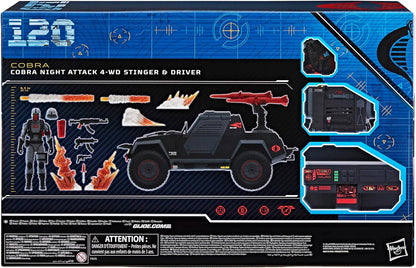 GI Joe Classified Cobra Night Attack 4-WD Stinger Vehicle with Driver (F9231)