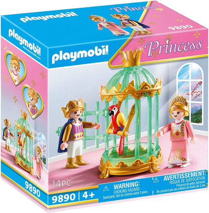 *Royal Children with Parrot Cage