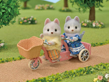 Tandem Cycling Set - Husky Sister & Brother - Calico Critters