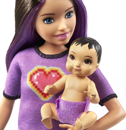 Barbie Skipper Babysitters Doll & Accessories Brunette