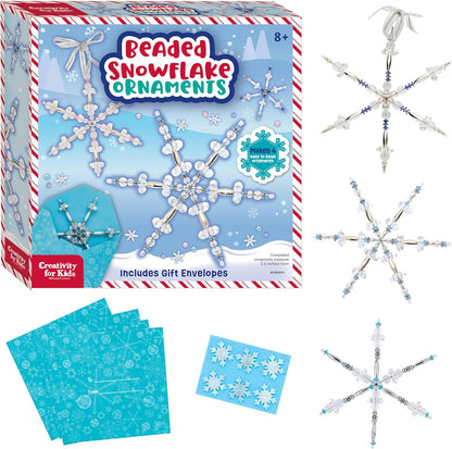 Beaded Snowflake Ornaments