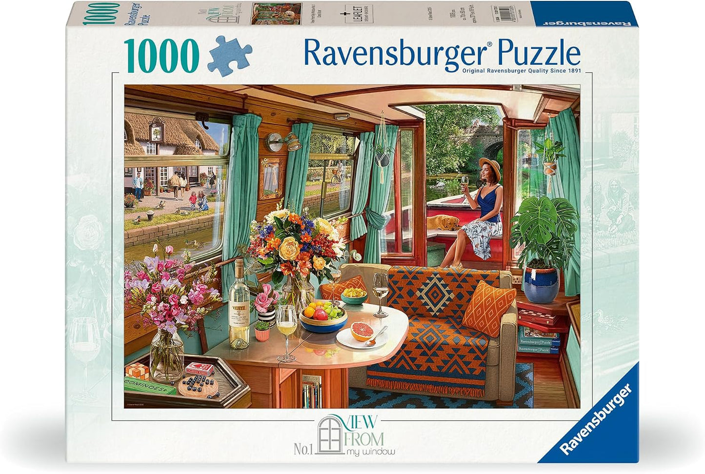 Canal Boat 1000pc Puzzle