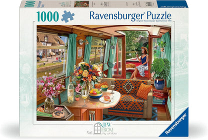 Canal Boat 1000pc Puzzle