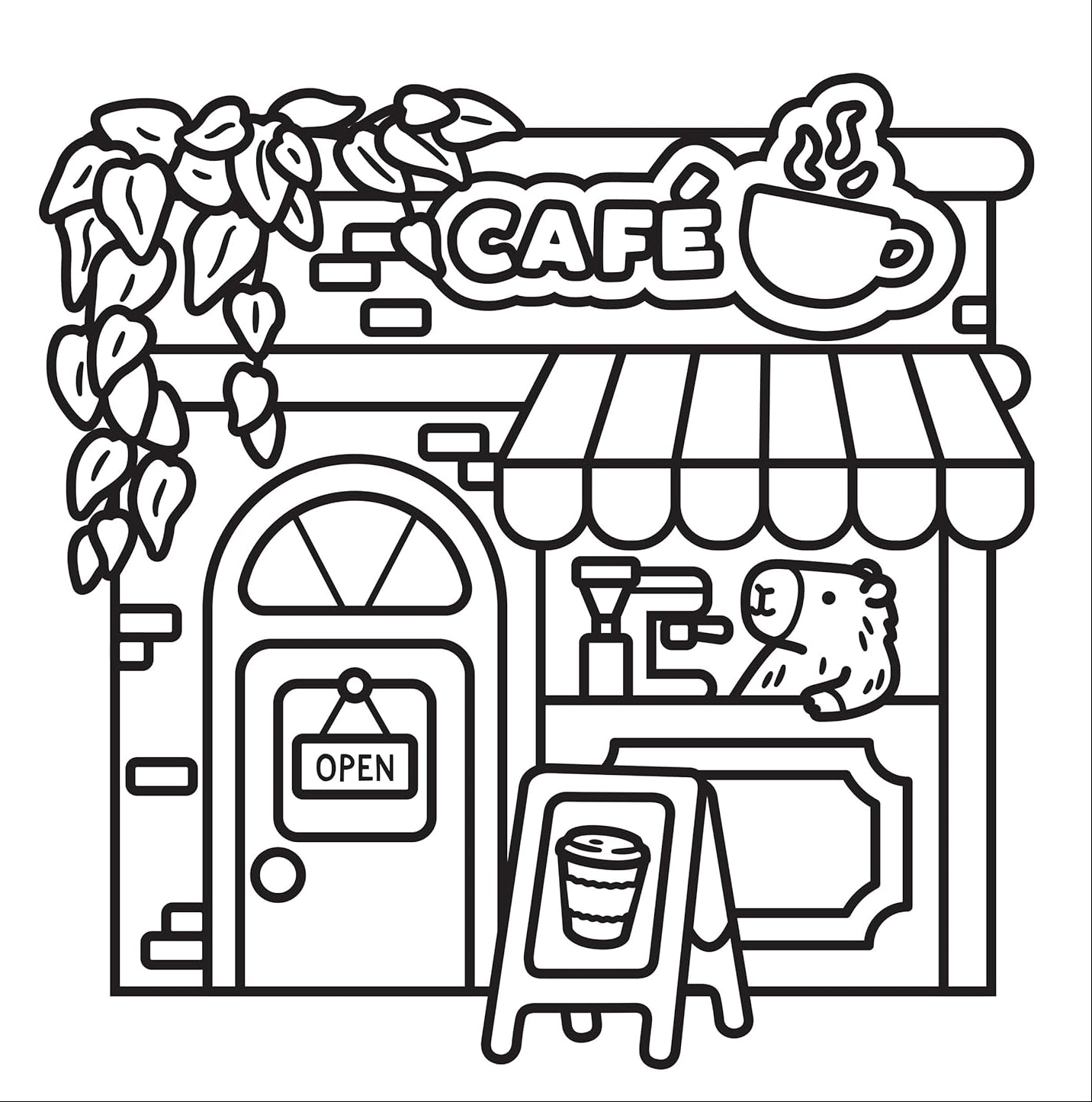 Color Me Comfy Adult Coloring Book