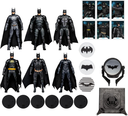 DC Multiverse Multipack WB 100 Batman 6 Pack