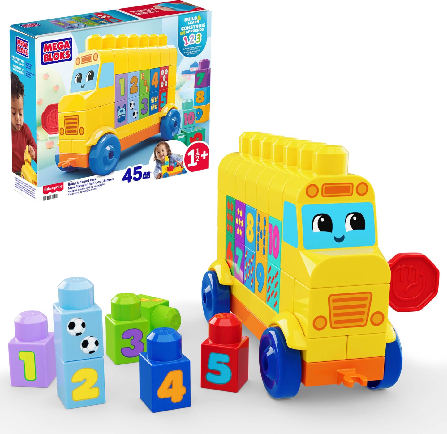 MEGA Bloks Build and Count School Bus