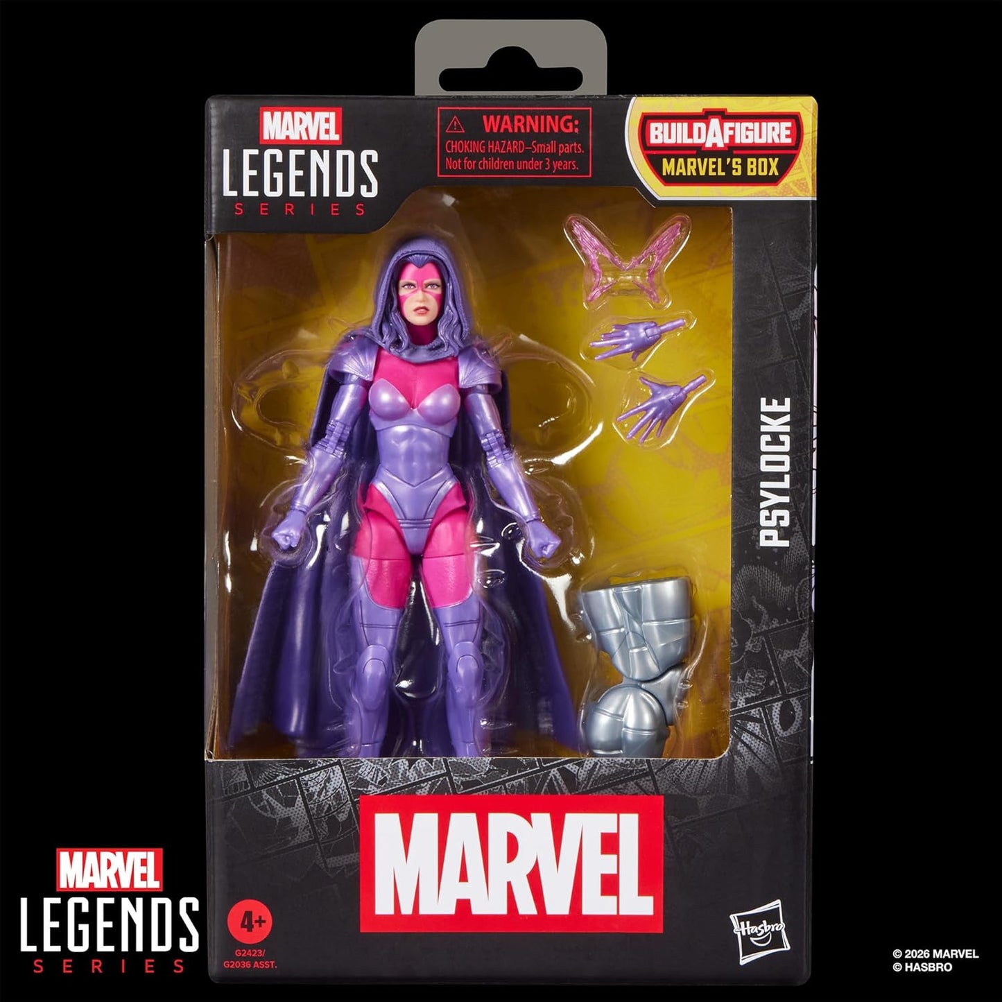 Marvel Legends Psylocke BAF Marvel's Box