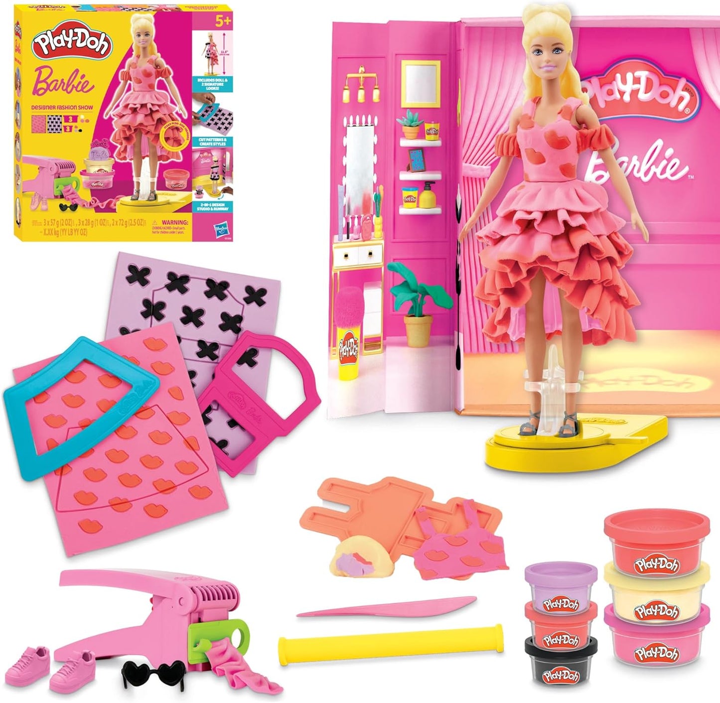 Barbie Play-Doh Designer Fashion Show Set