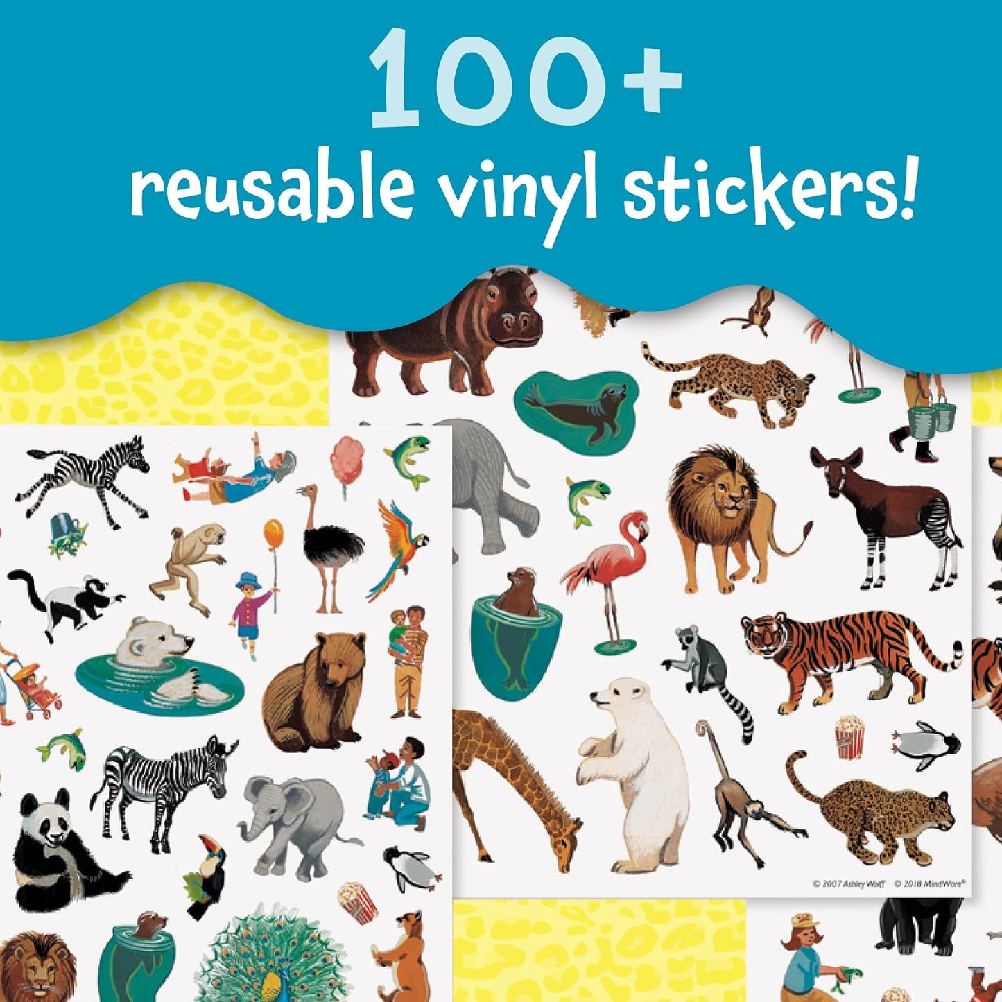 At The Zoo Sticker Tote
